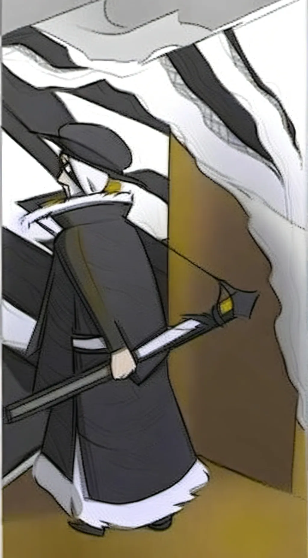 ai character: plunger x Brown  background