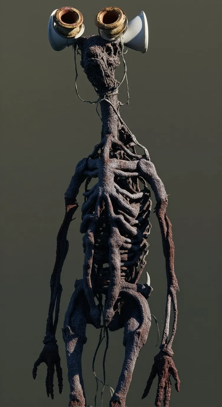 ai character: siren head background
