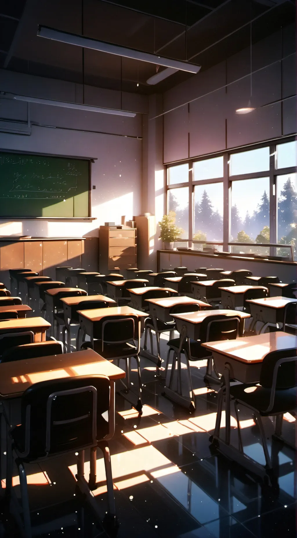 ai character: Crazy Classroom  background