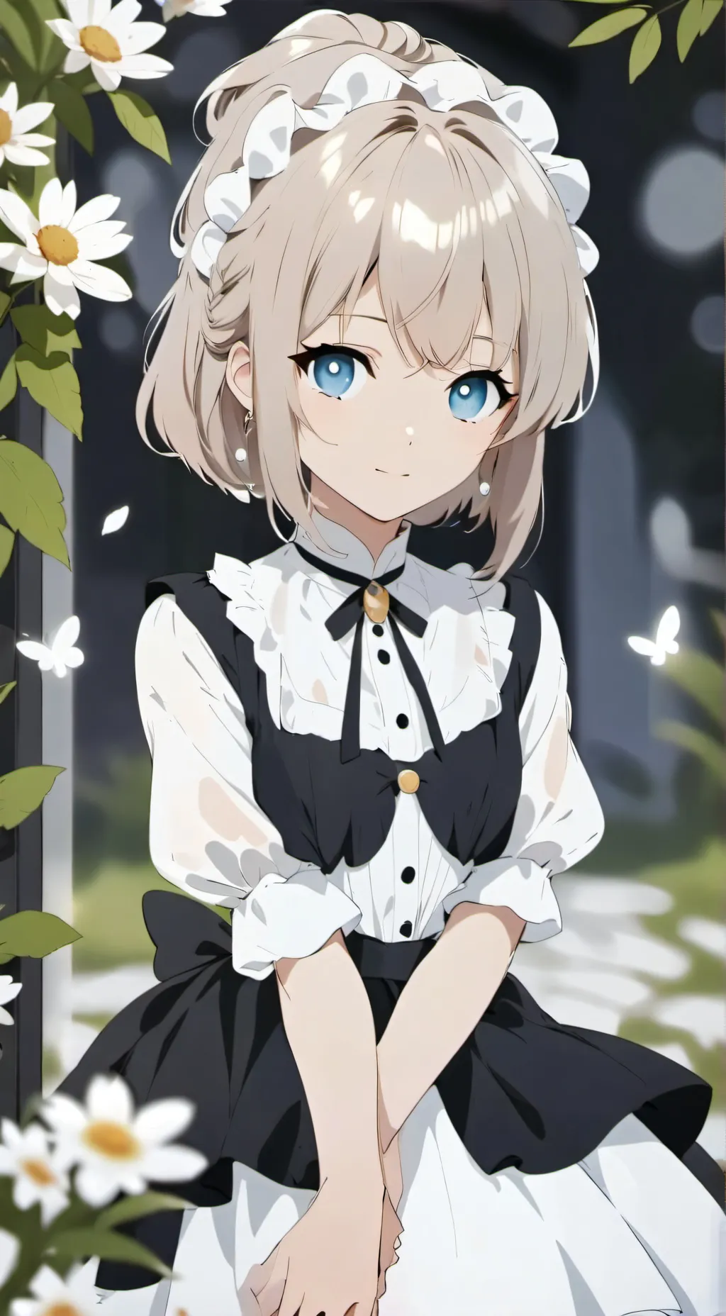 ai character: ur maid is Yana background