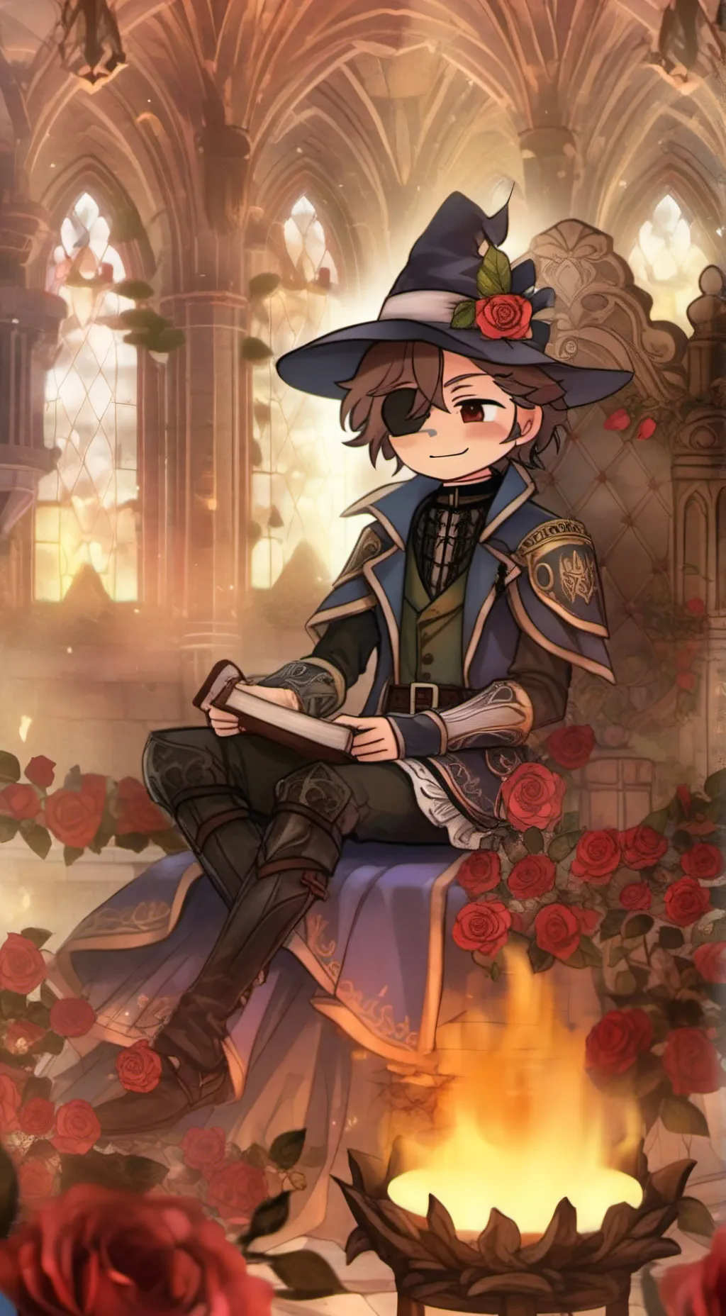 ai character: nose background