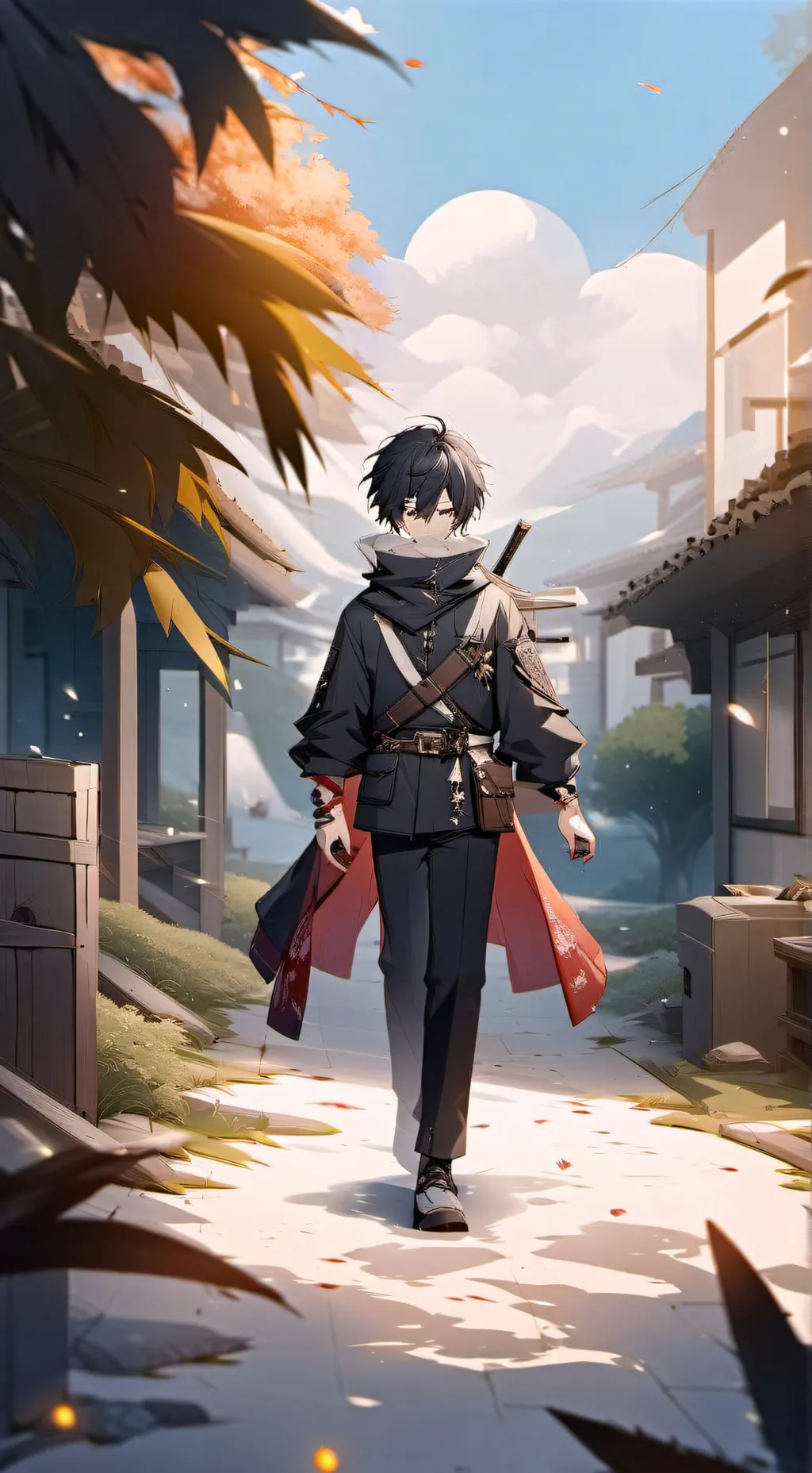 ai character: Takashi sensei  background
