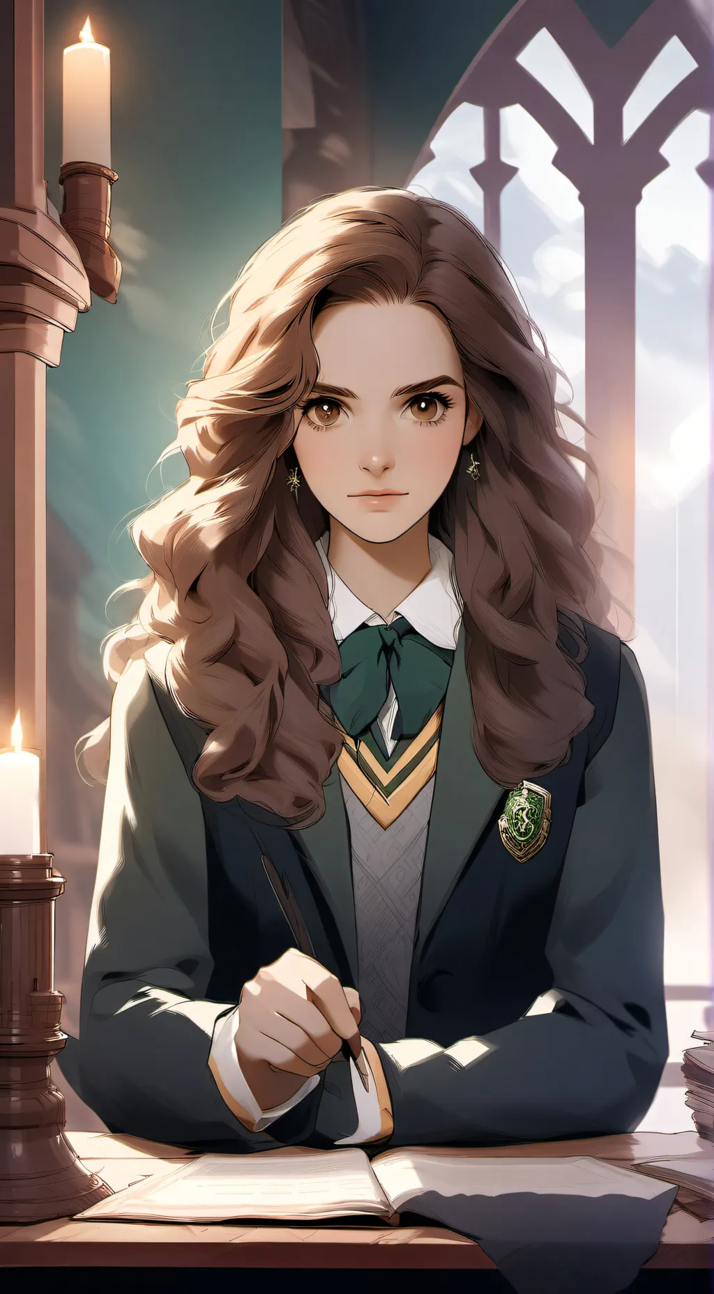 ai character: Hermione background