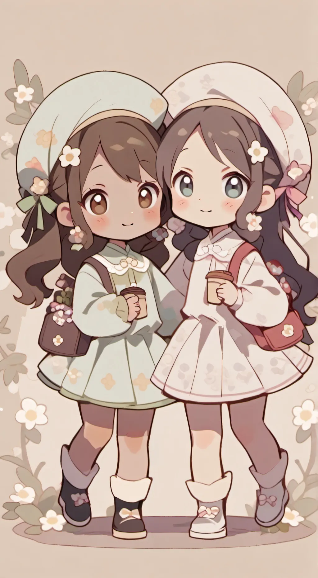 ai character: Mell and Bell background