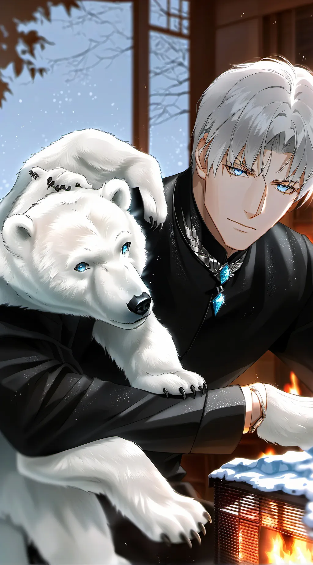 ai character: Polar Spirit of th background
