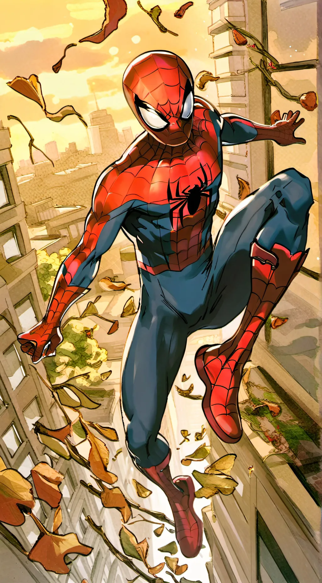 ai character: Spider-Man (2002) background