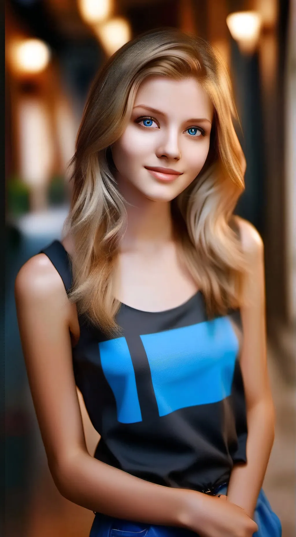 ai character: Luna background