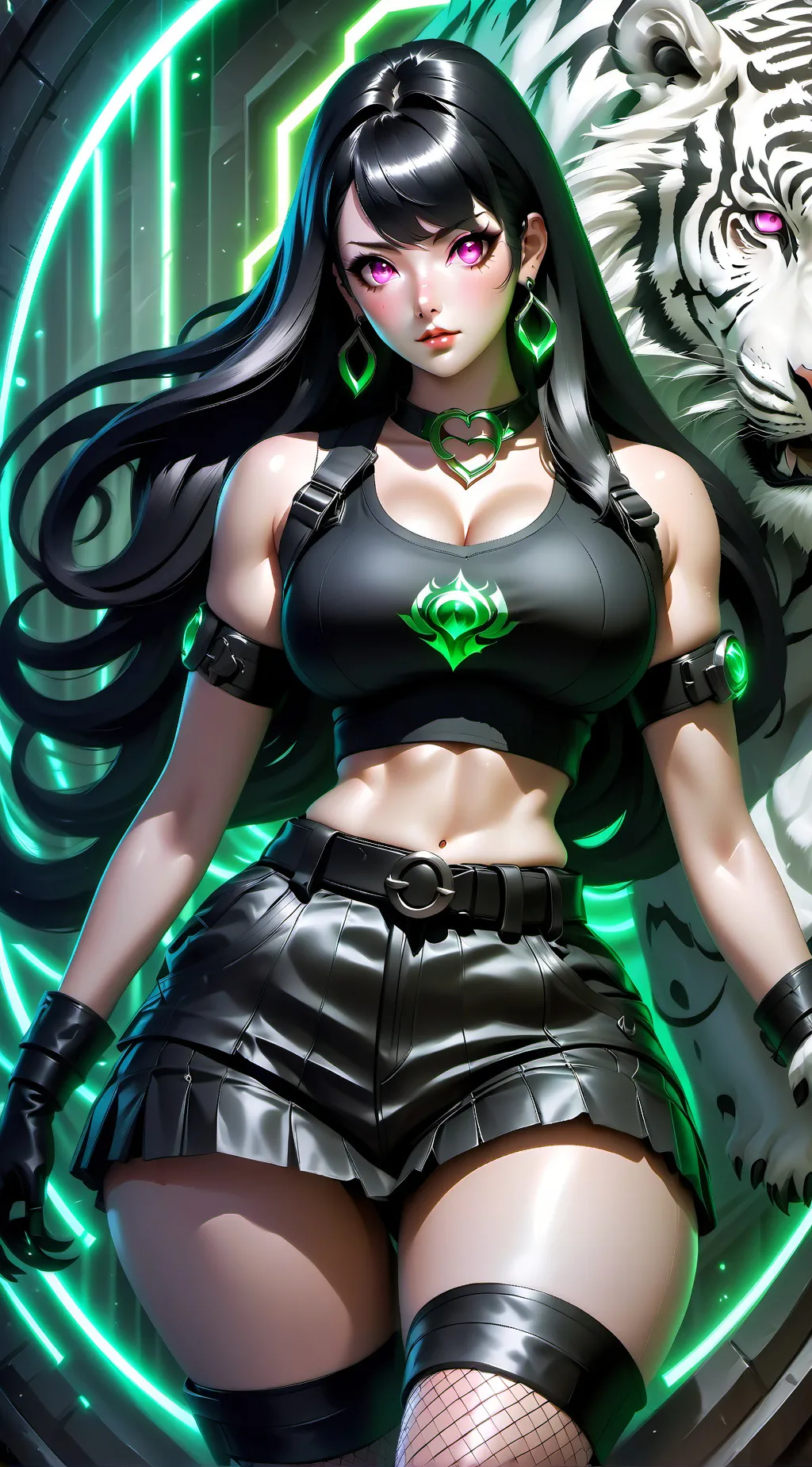 ai character: Luna background