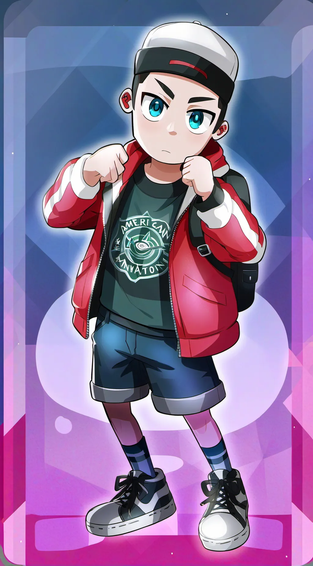 ai character: Sonic shool FT.MTH background