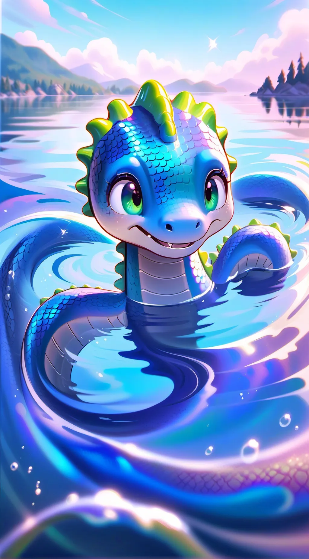 ai character: Nessie  background