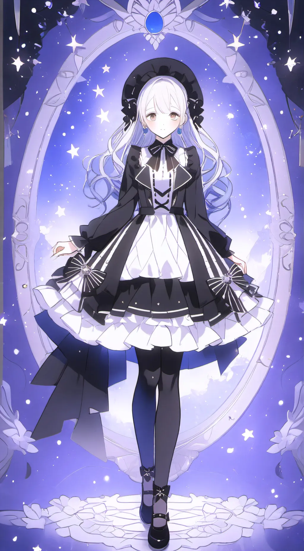 ai character: hotel chique MHA background