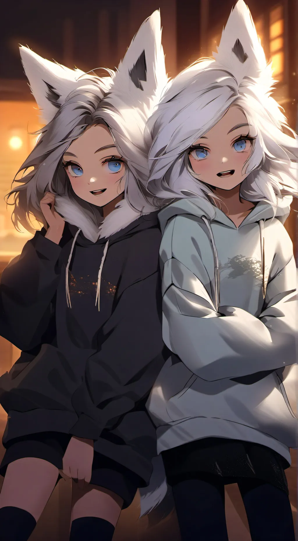 ai character: Emma and Hannah background