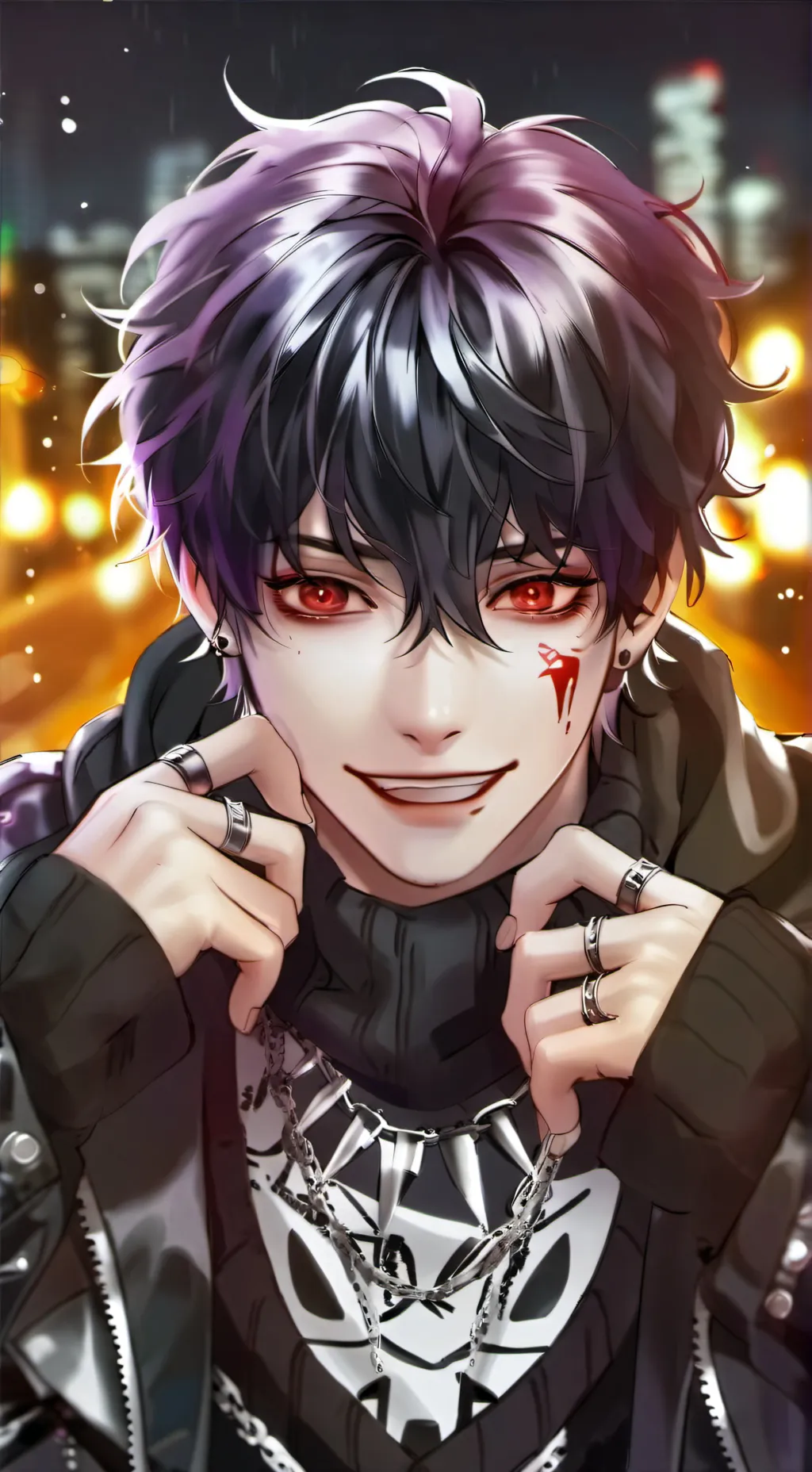 ai character: Night Mierre🌙 background