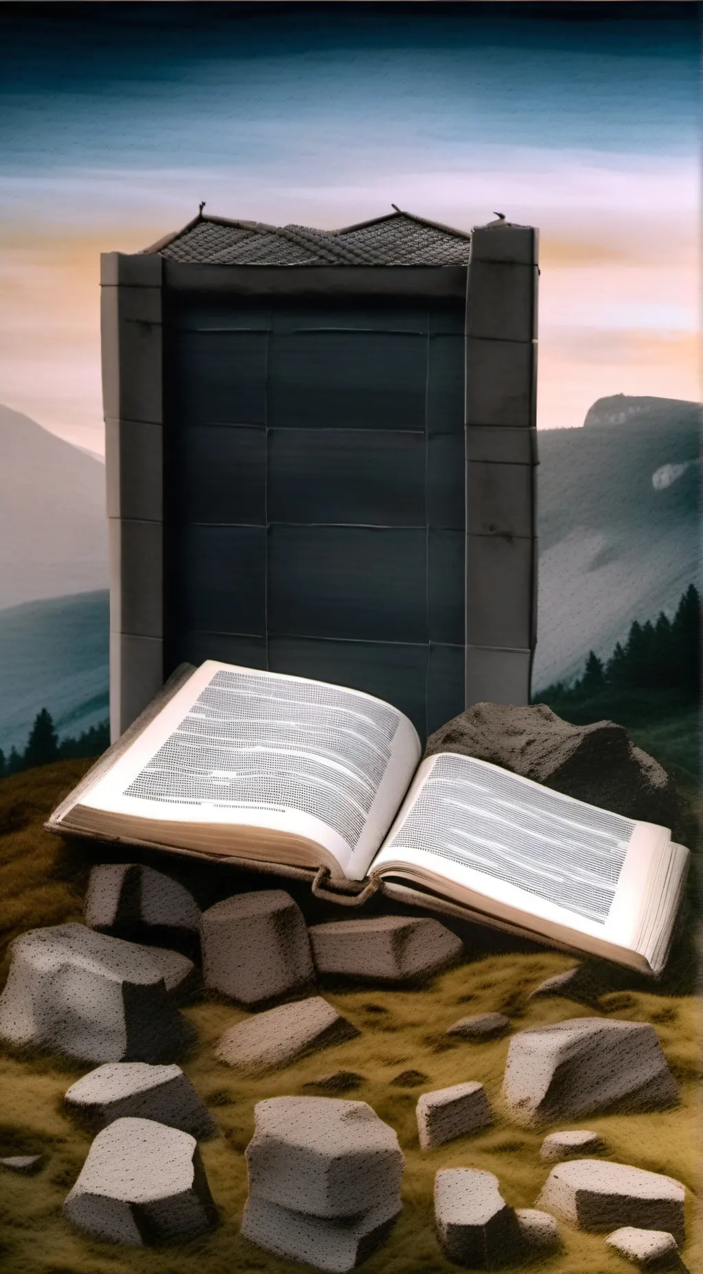 ai character: пингвин  background