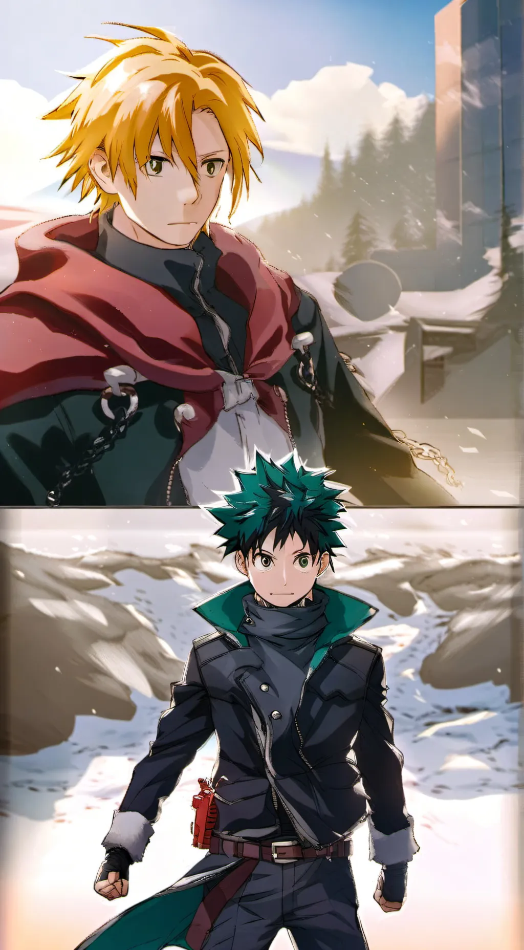 ai character: fma x mha background