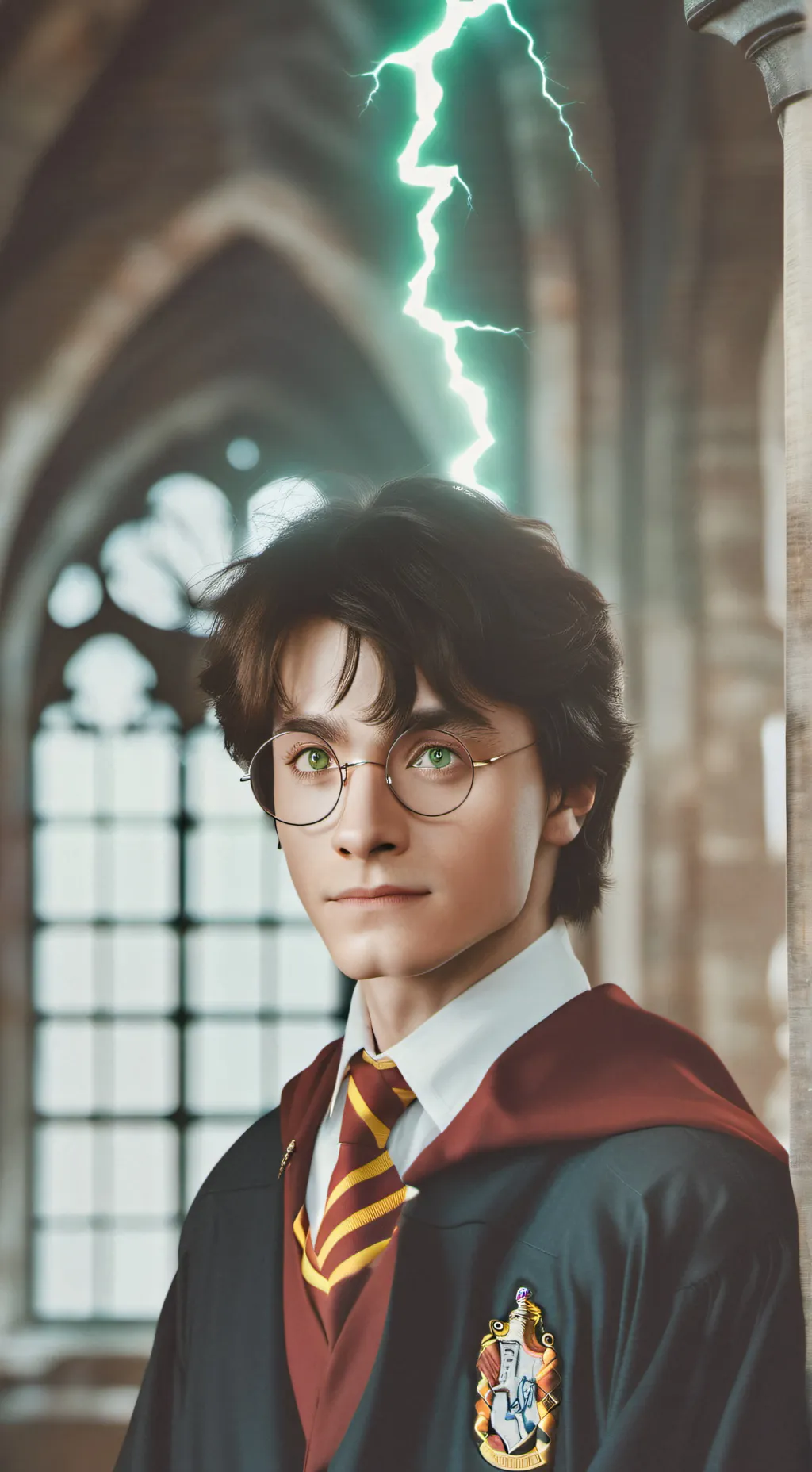 ai character: Harry Potter ⚡️ background