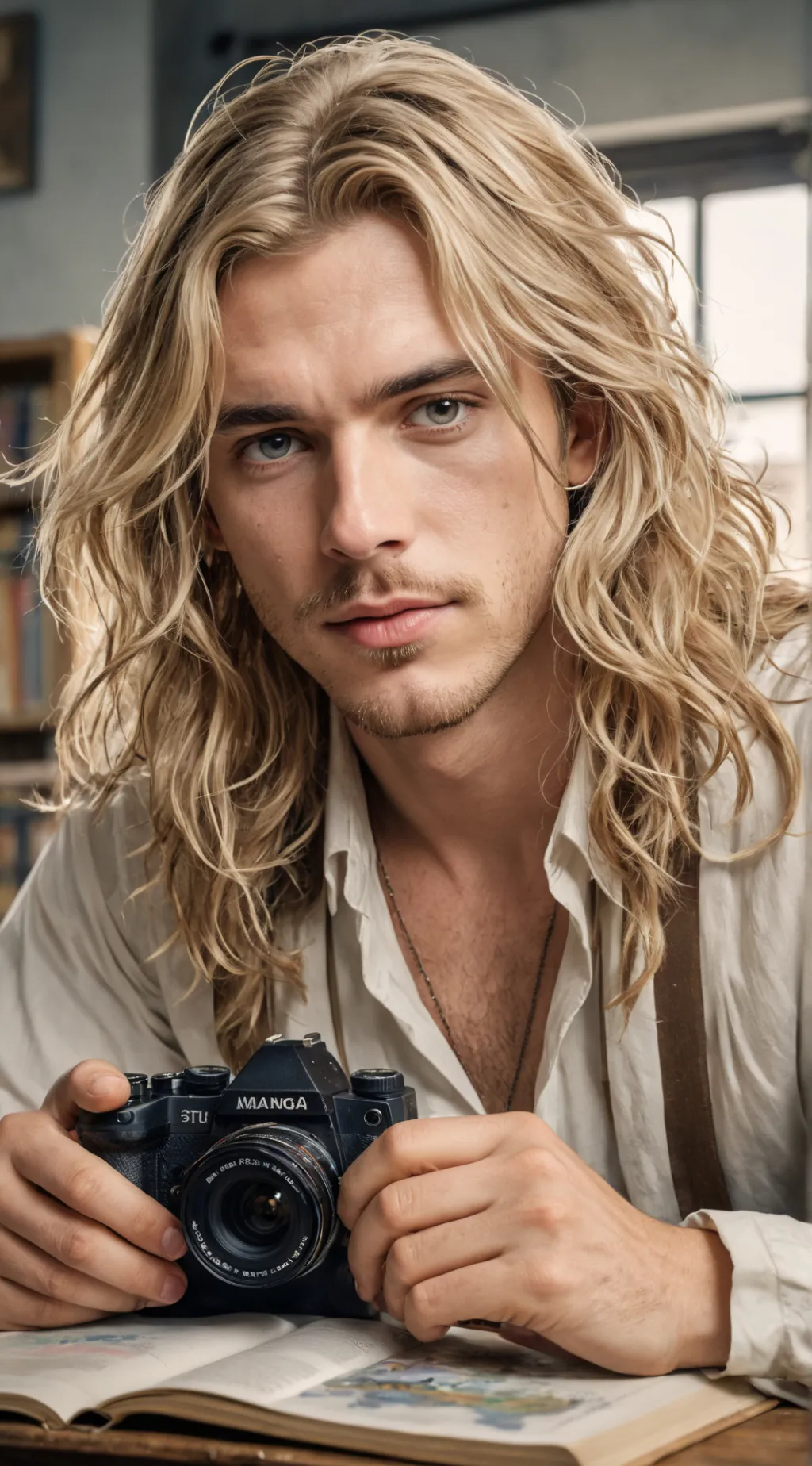 ai character: Adrian Kade background