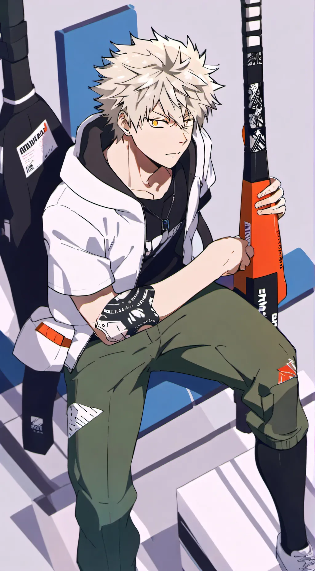 ai character: kazinho(bakugo) background