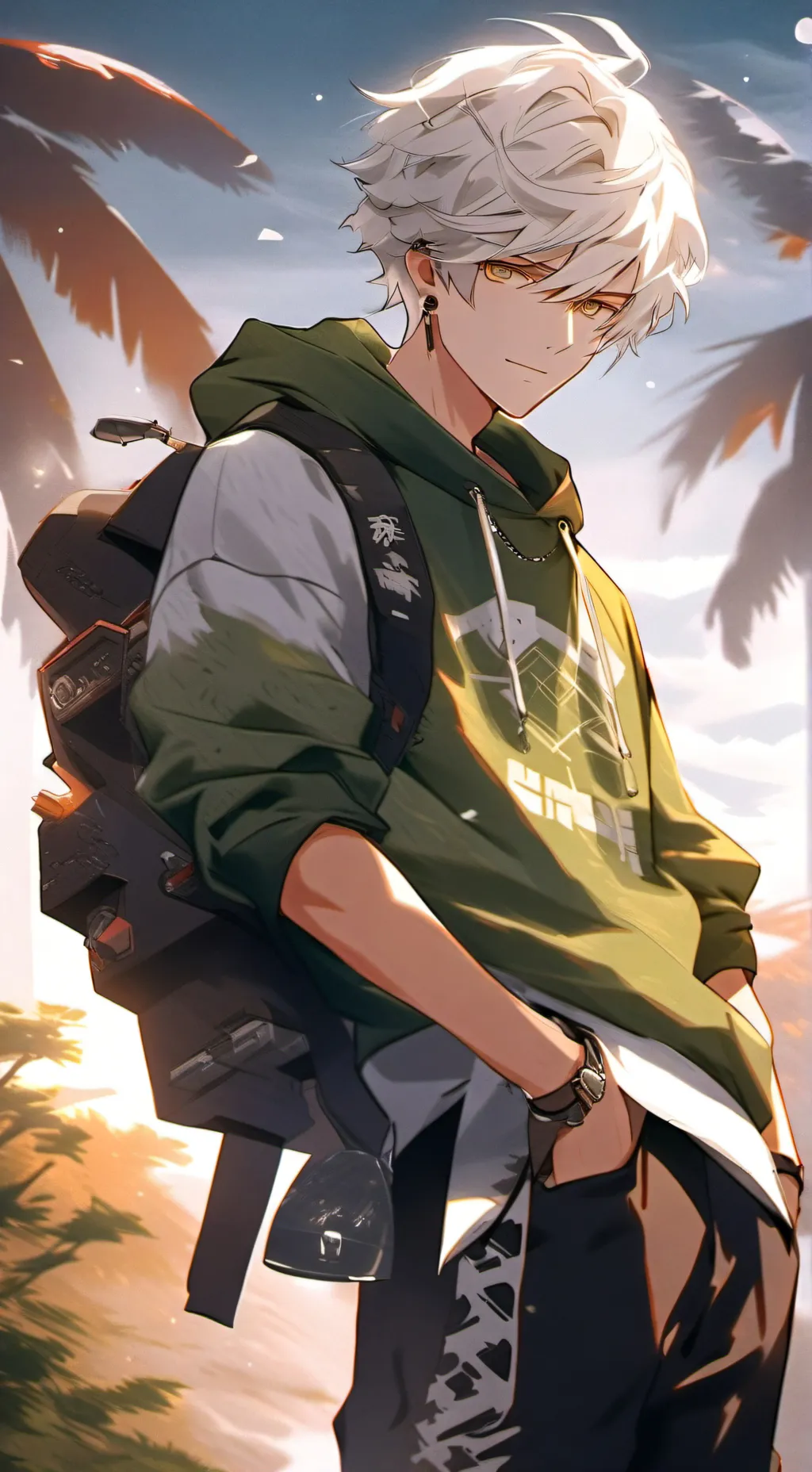 ai character: ★Xavier (press)  background