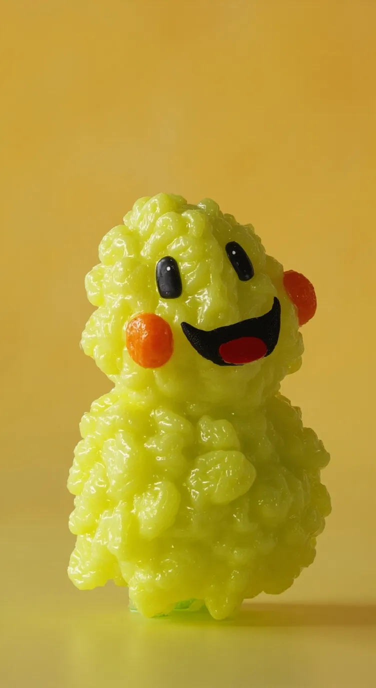 ai character: Little sour patch  background