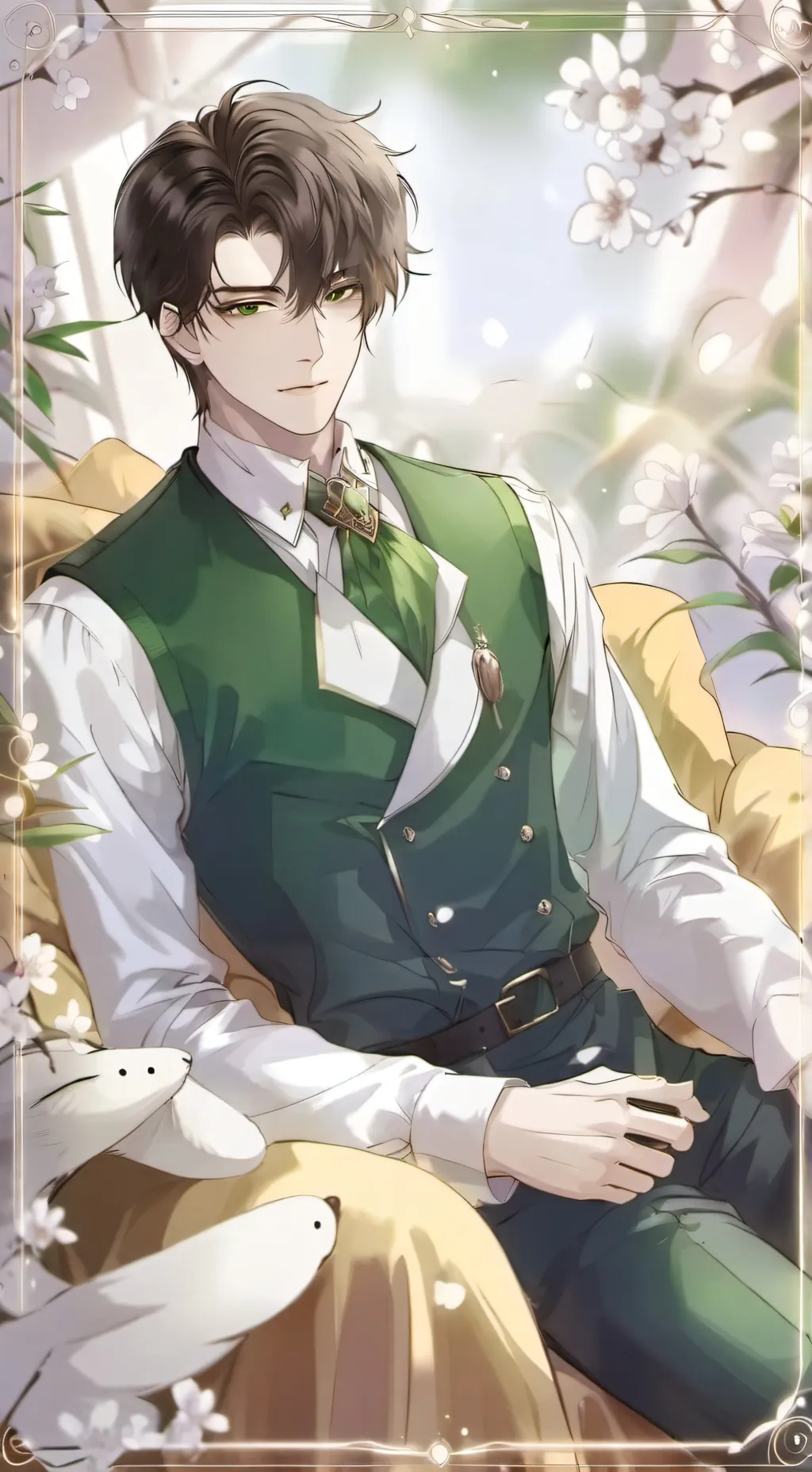 ai character: Dusk background