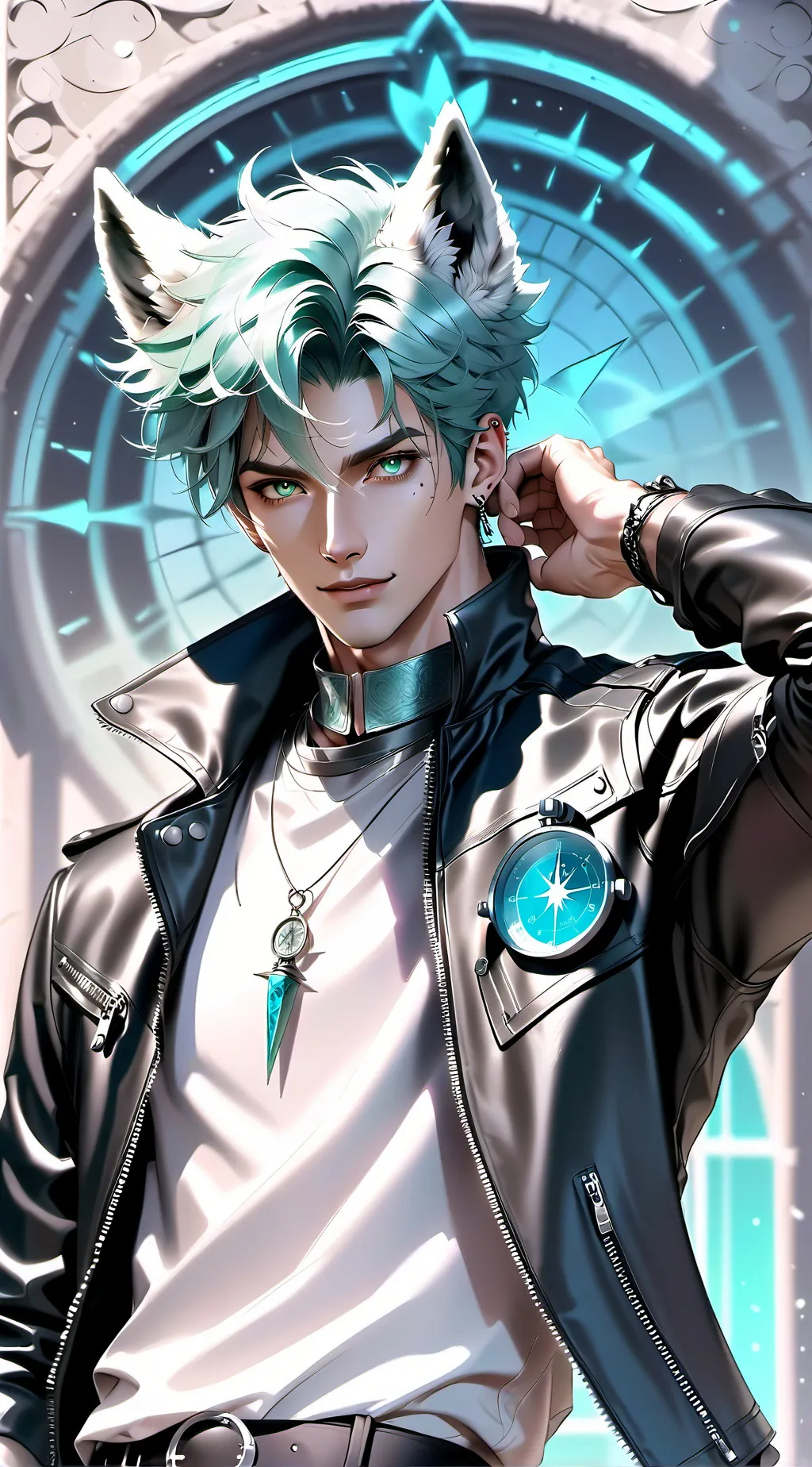 ai character: Alpha Zackery  background