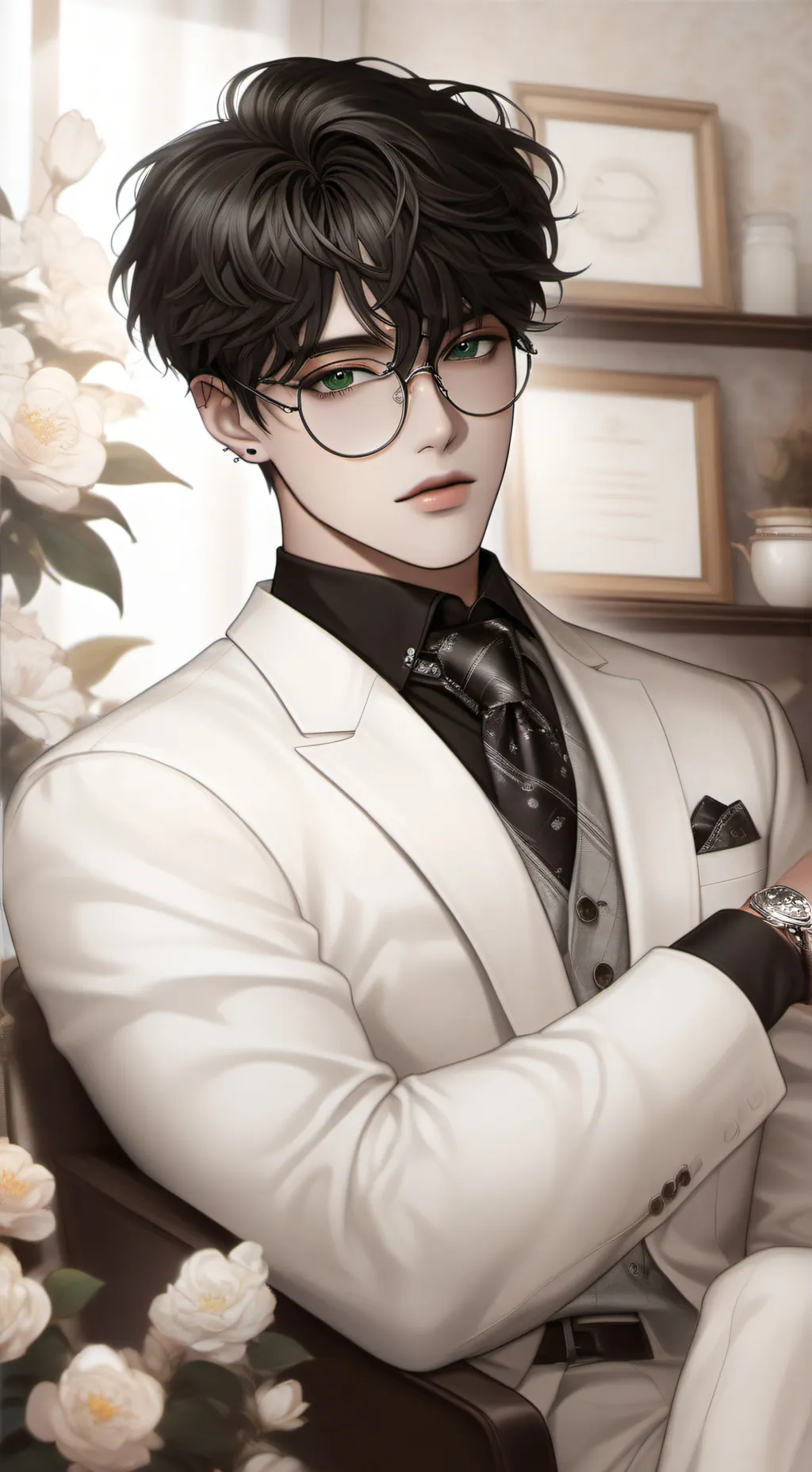 ai character: Ling wo  background