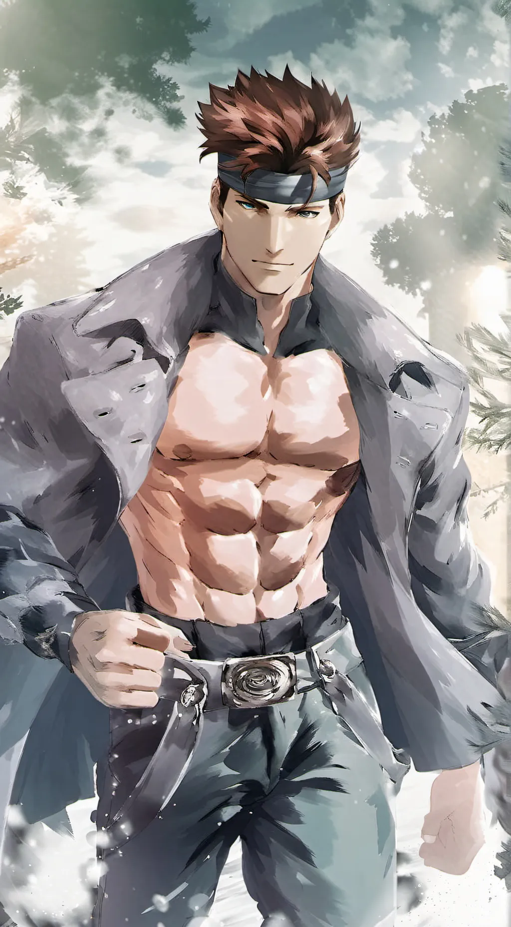 ai character: Solid Snake-David background