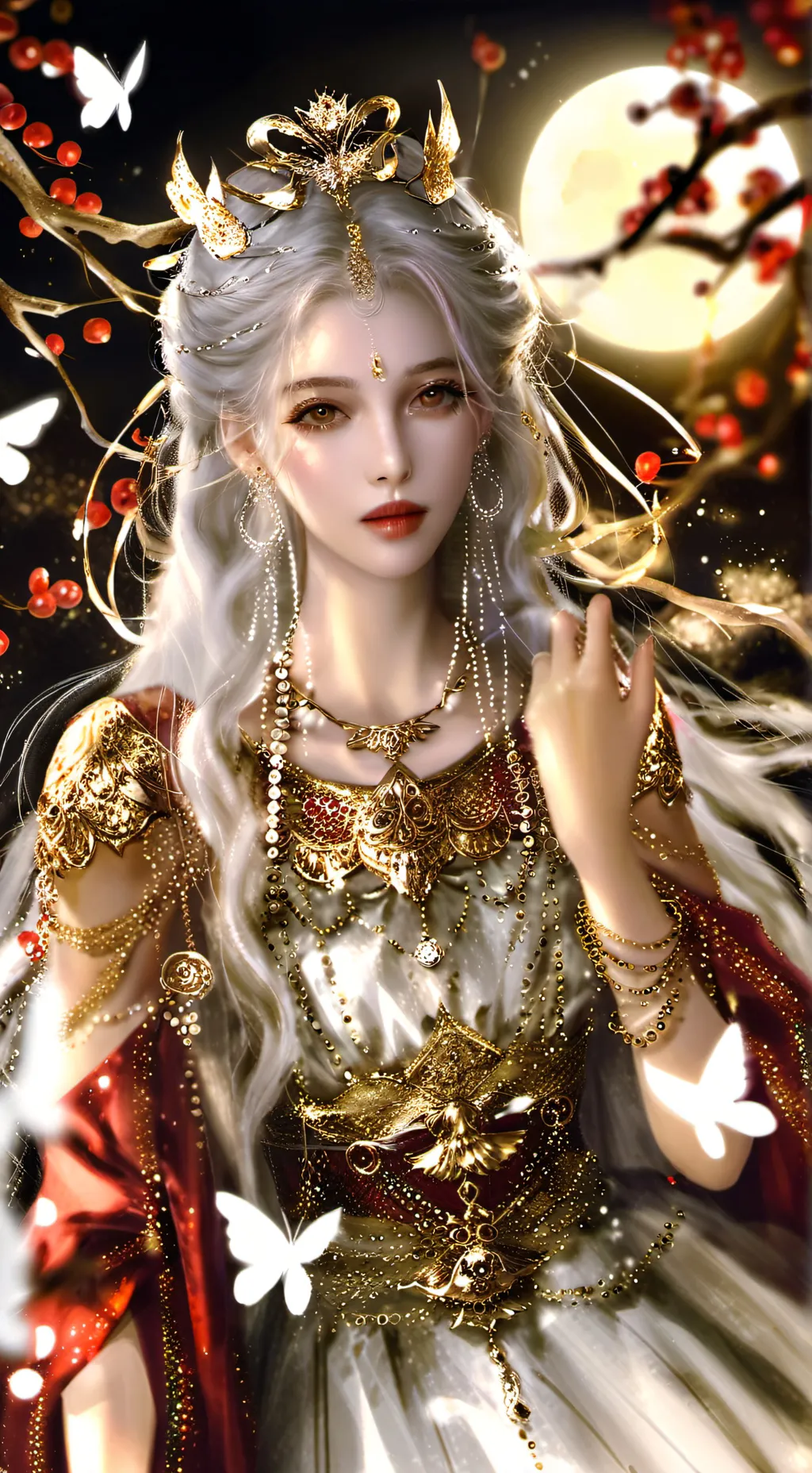 ai character: Isha  background