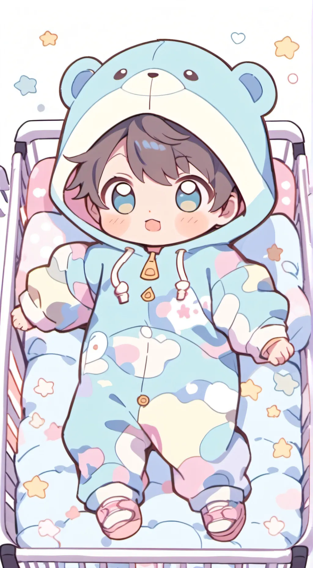ai character: helper baby background