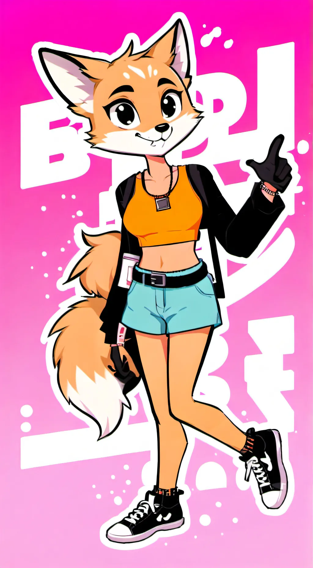 ai character: Diane Foxington background