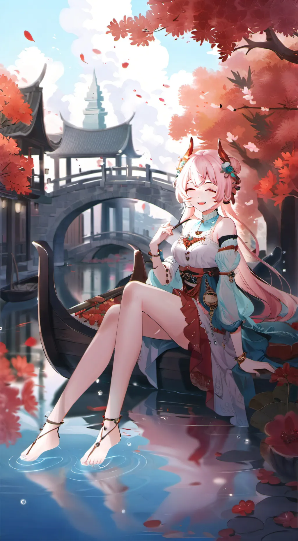 ai character: Hyacine background