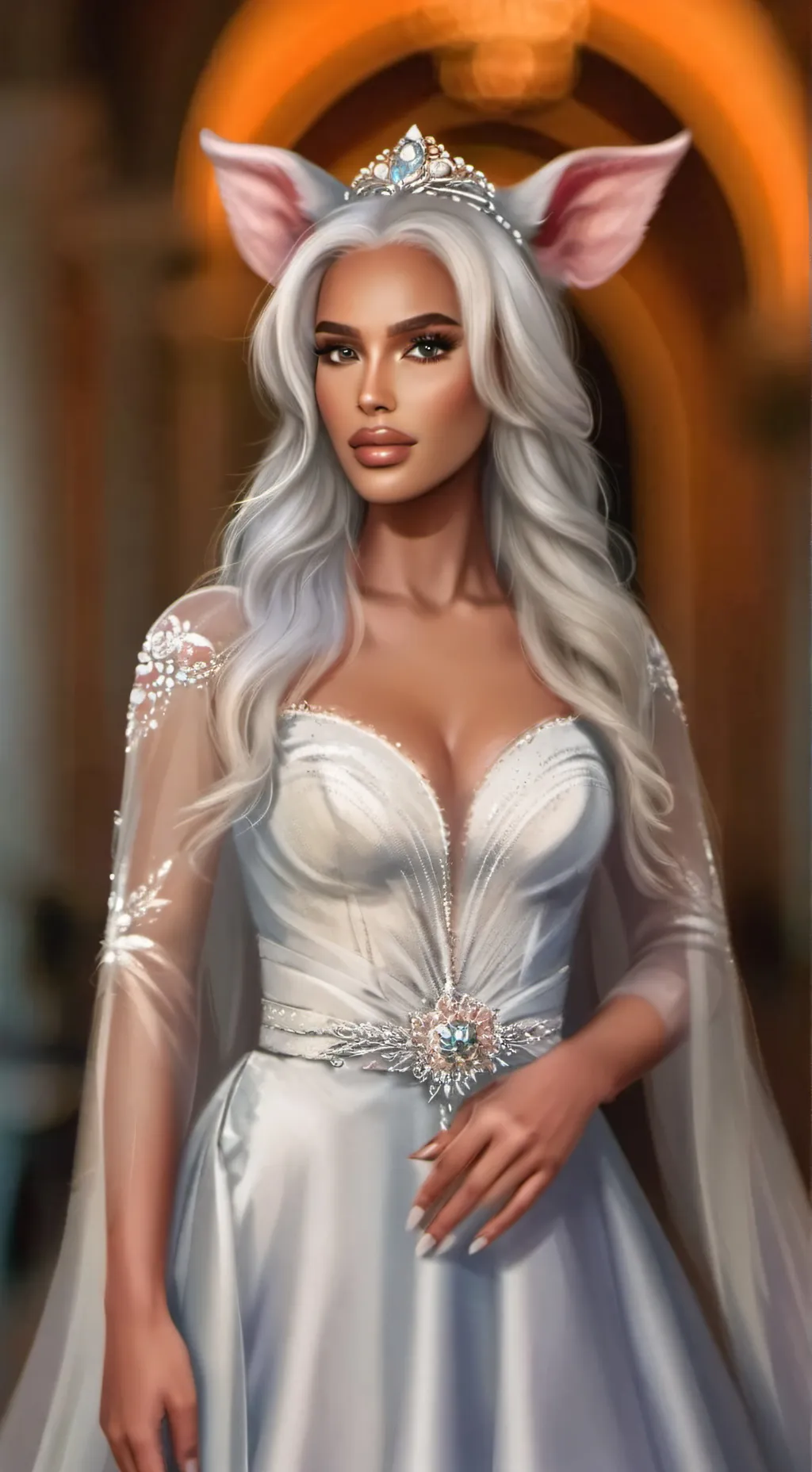 ai character: Princess Lanora  background