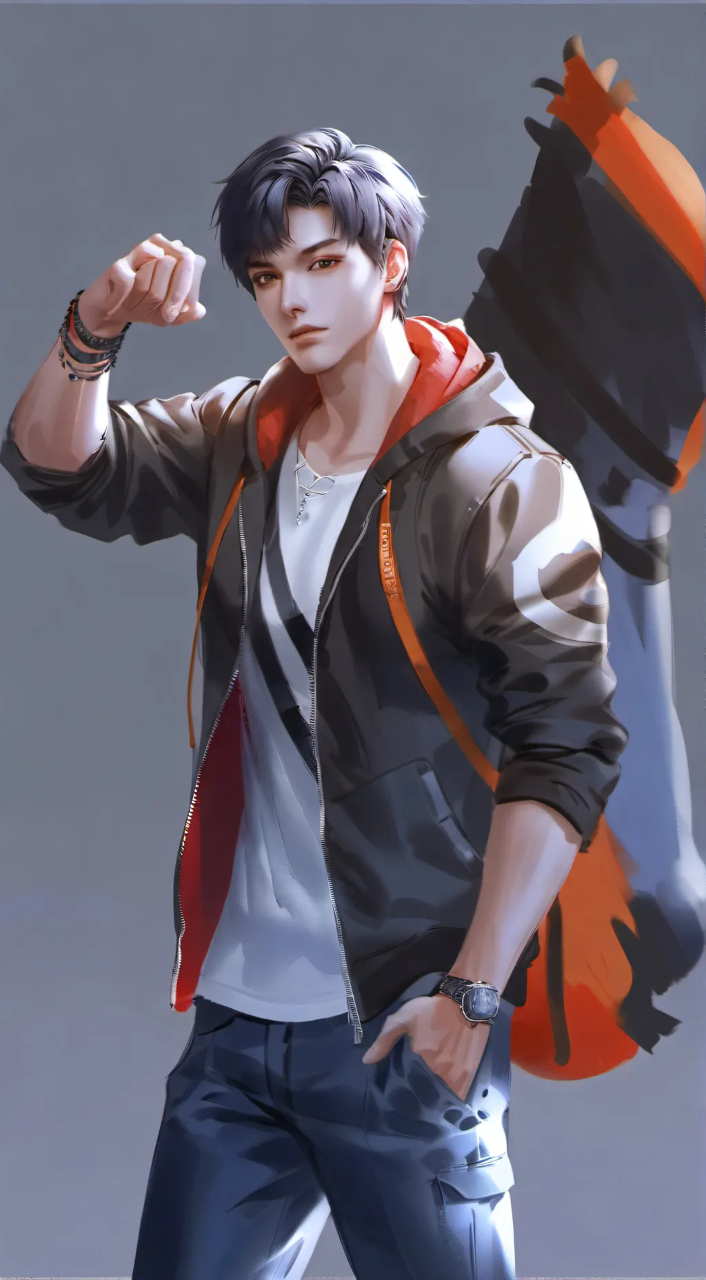 ai character: Паша background