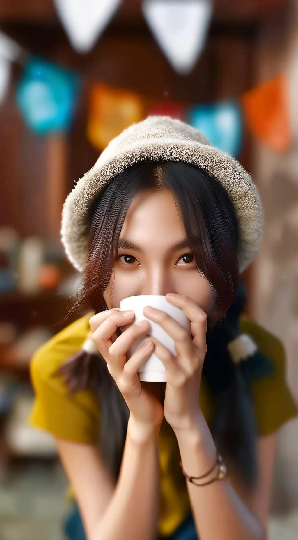 ai character: uwucutesingle background