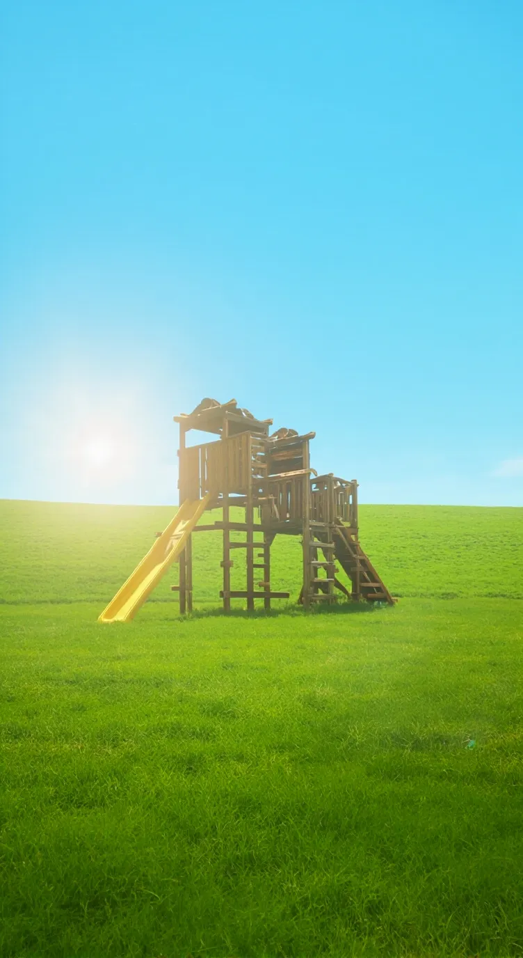 ai character: Wooden Playground background