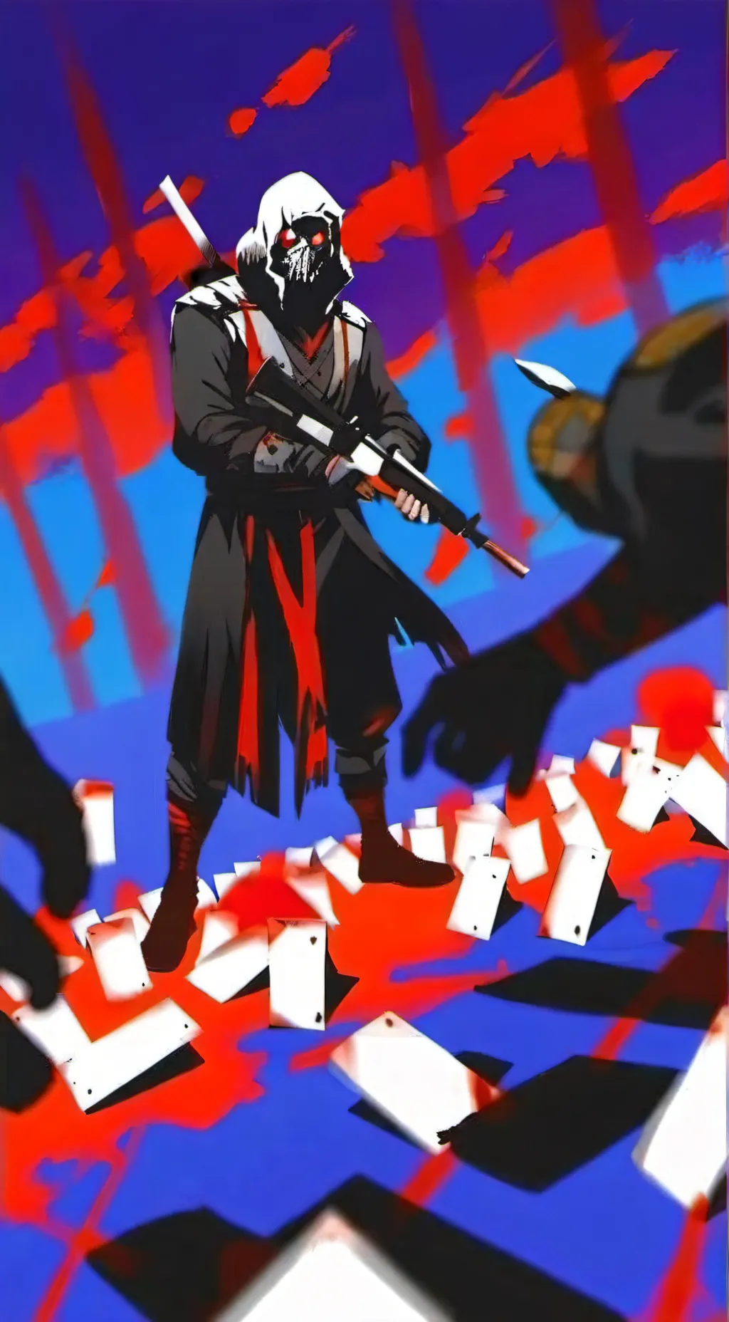 ai character: MASS FCKING MURDER background