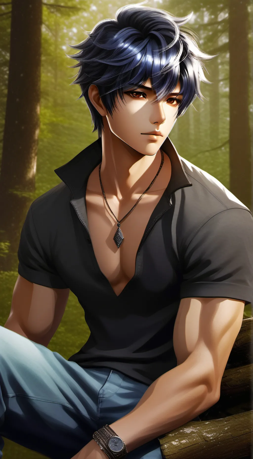 ai character: Лукас background