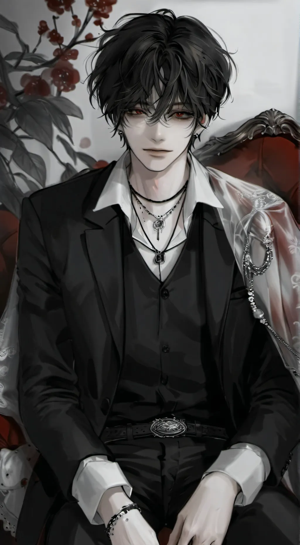 ai character: ~☆《Aaron》☆~ background