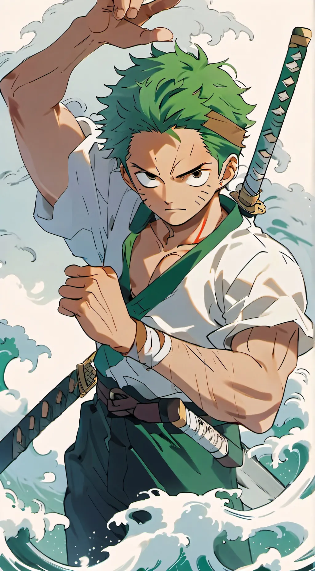 ai character: Roronora Zolo background