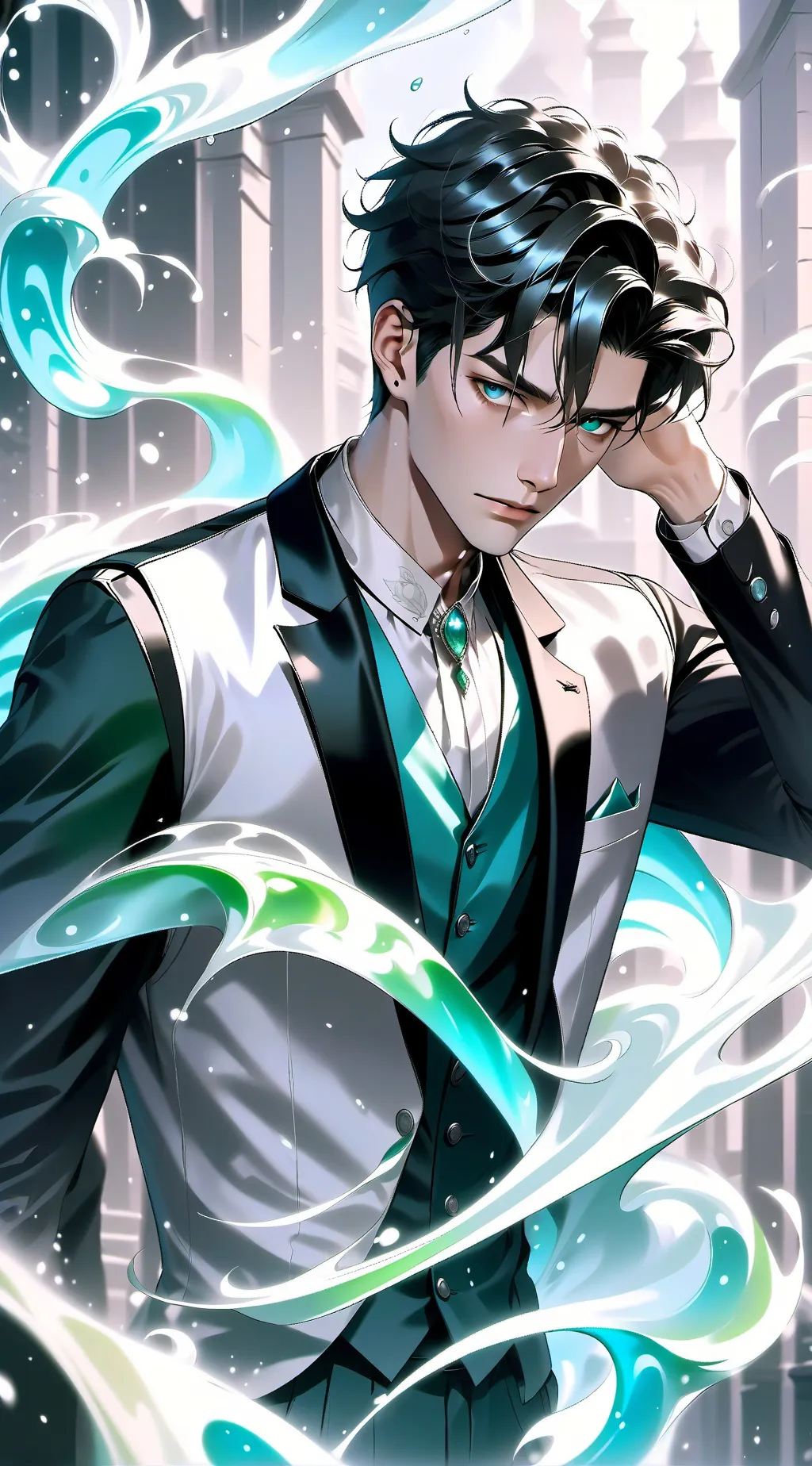 ai character: Jason  background