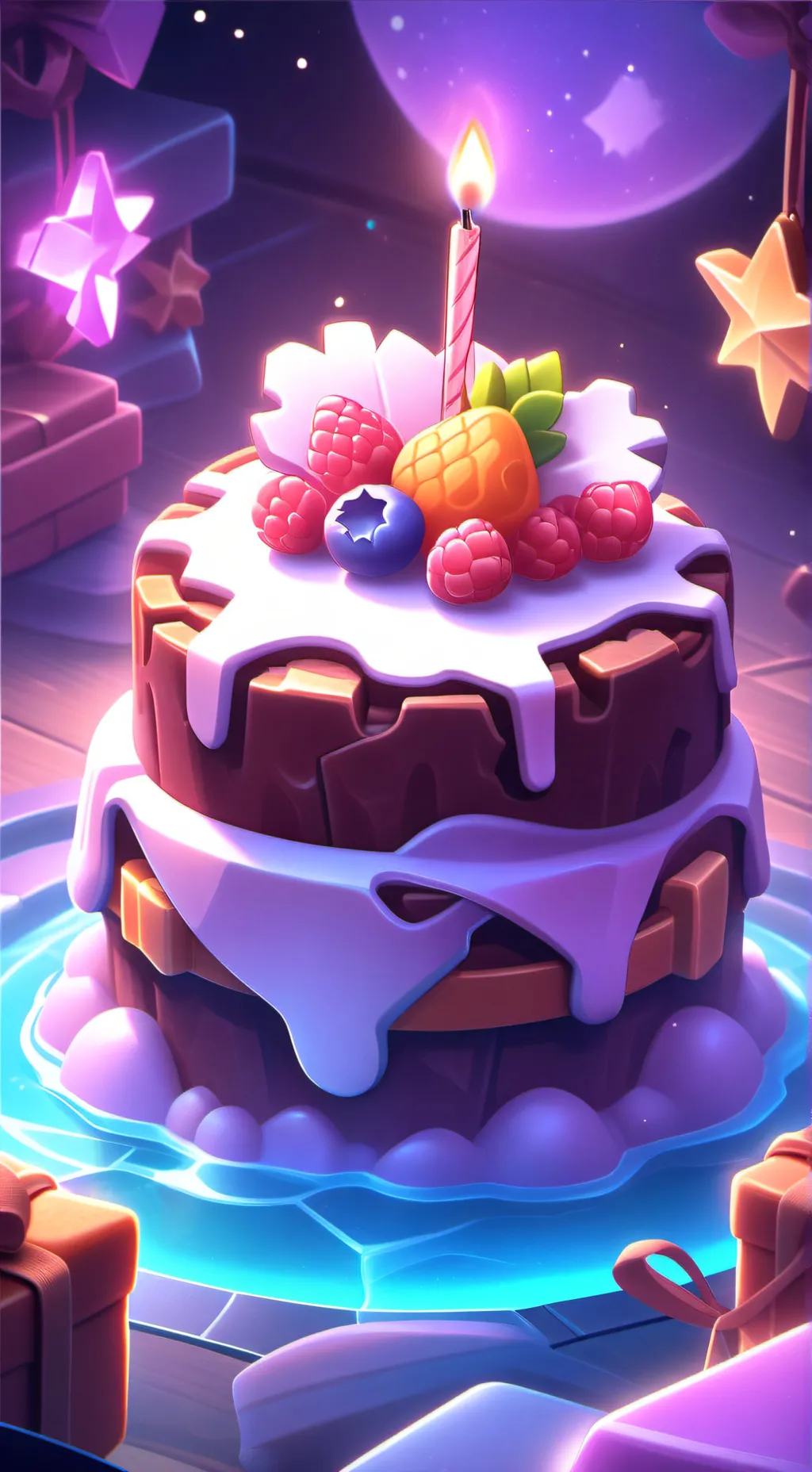 ai character: Fruitcake +9 Only background