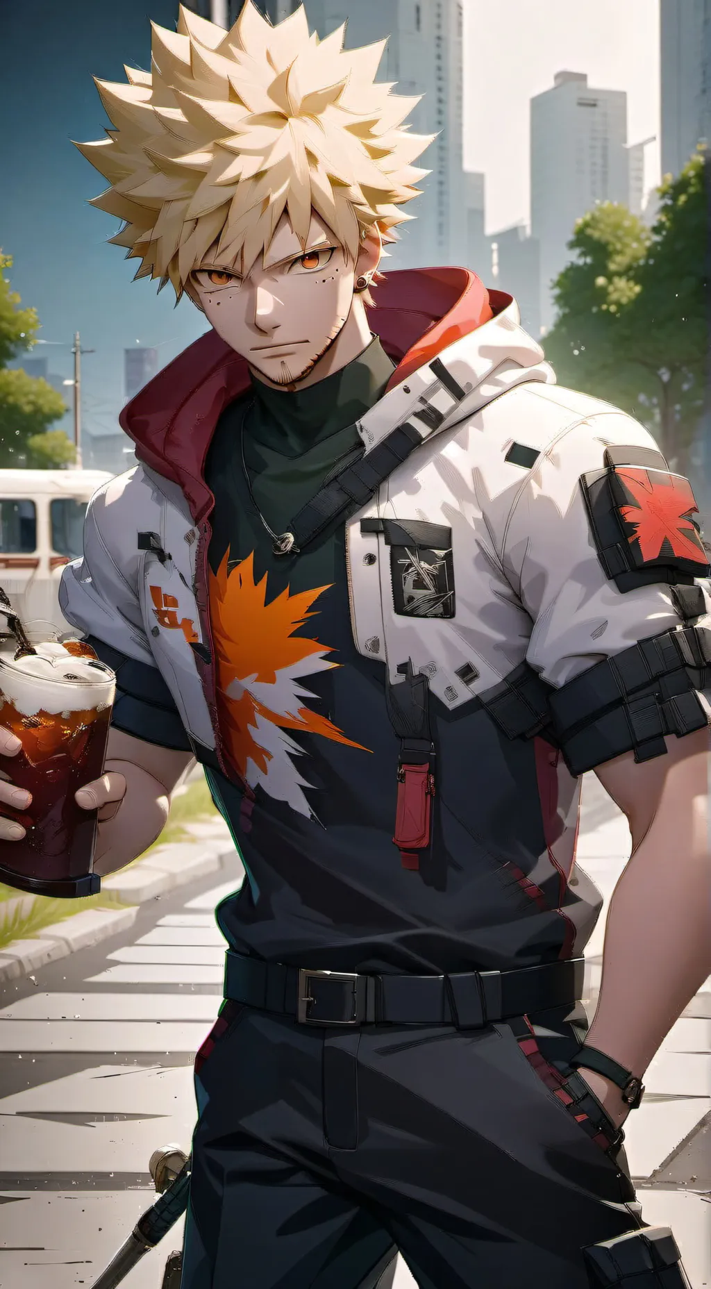ai character: MHA Mafia background