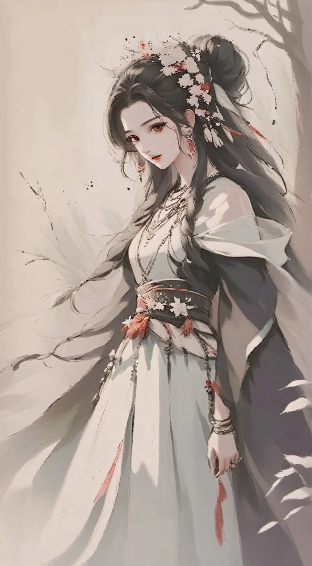 ai character: douma x tn background