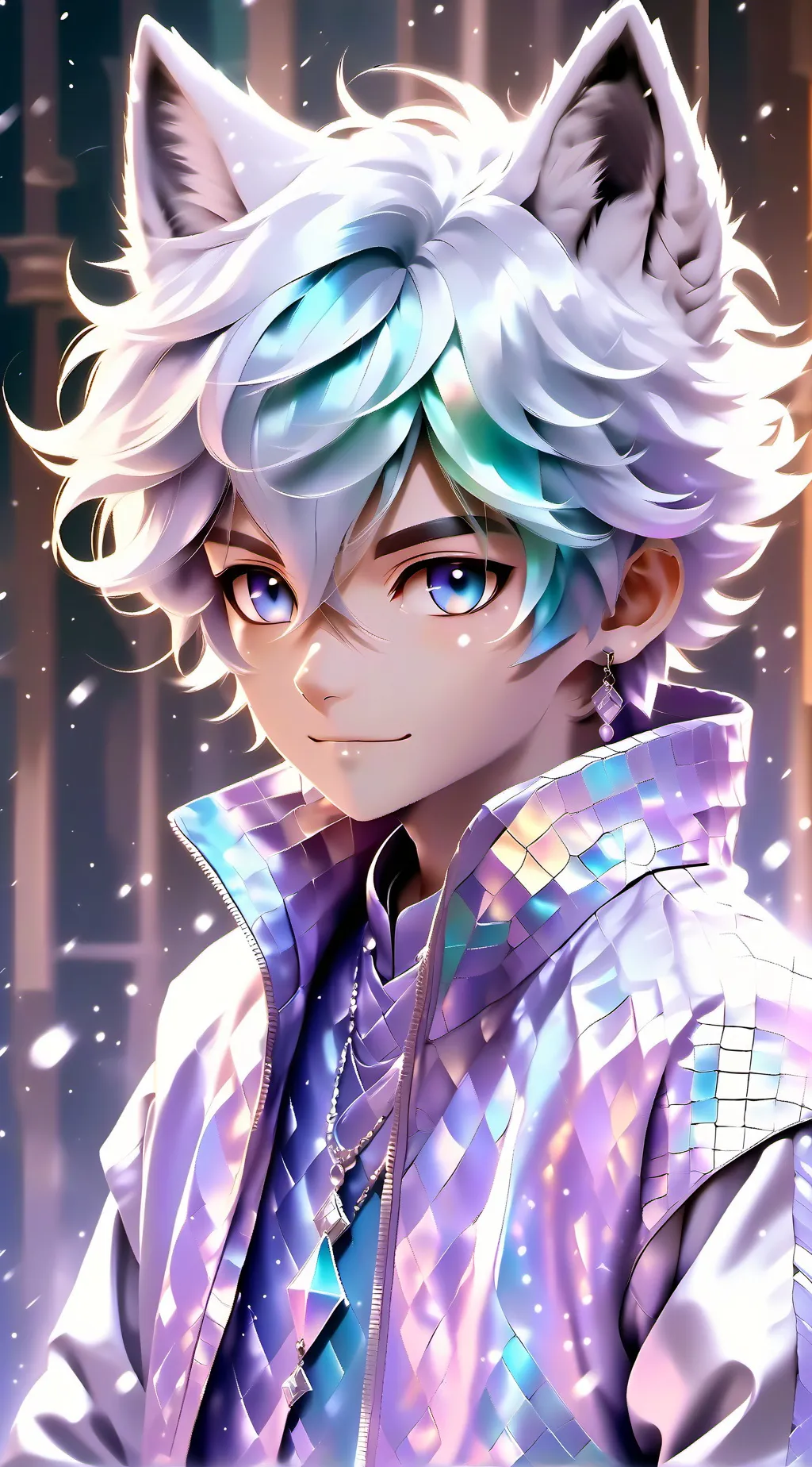 ai character: Akiro:🏳️‍🌈🏳️‍🌈 background
