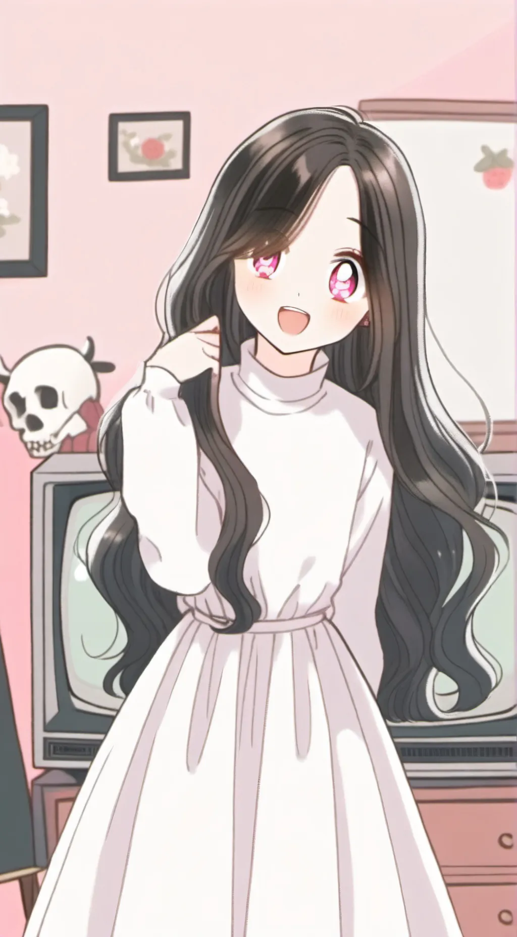 ai character: Sadako👻 background