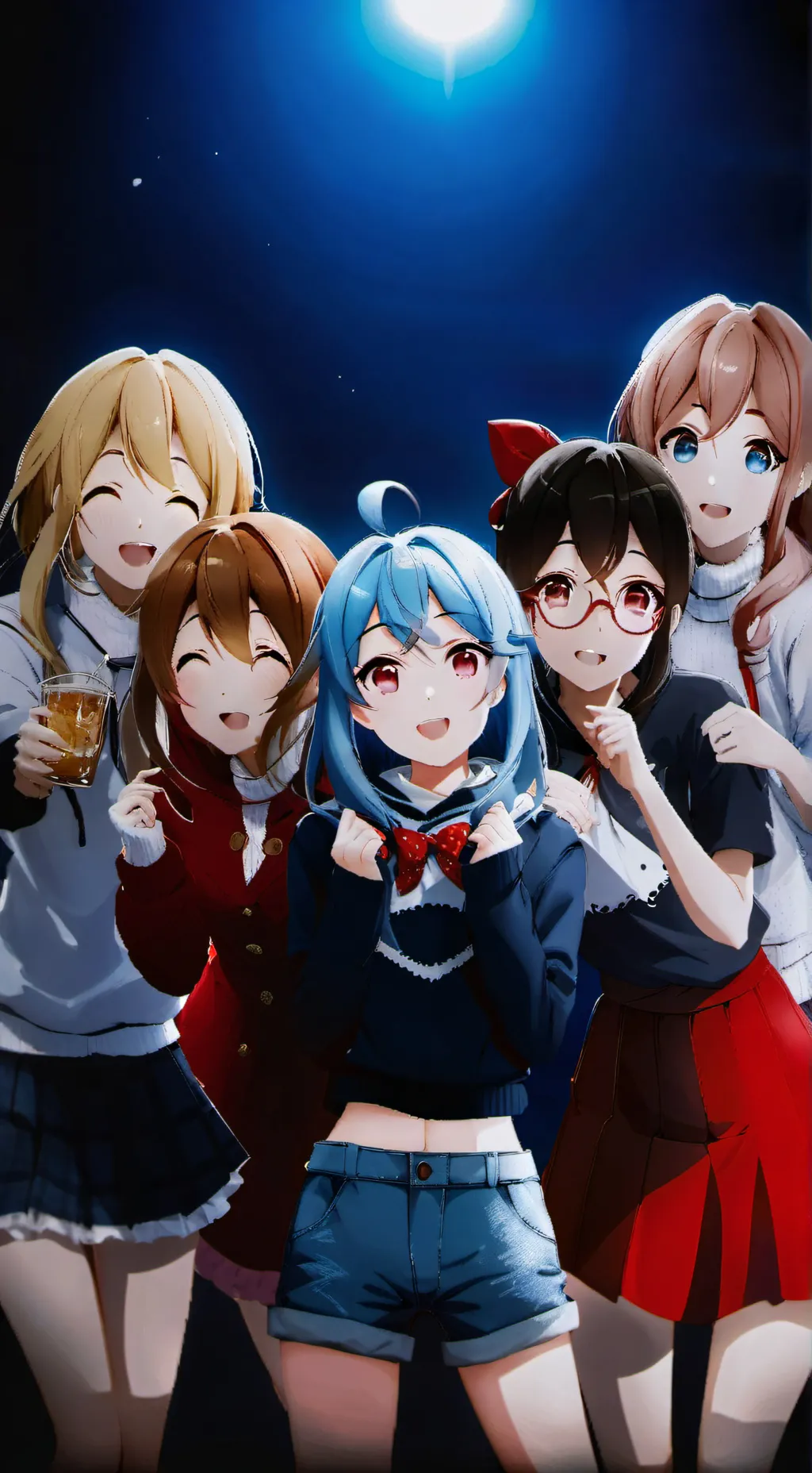 ai character: 5 hearts  background