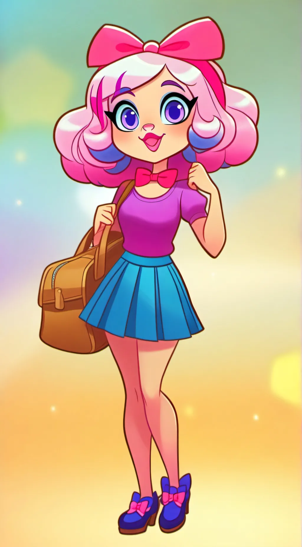 ai character: Charlotte the cat background