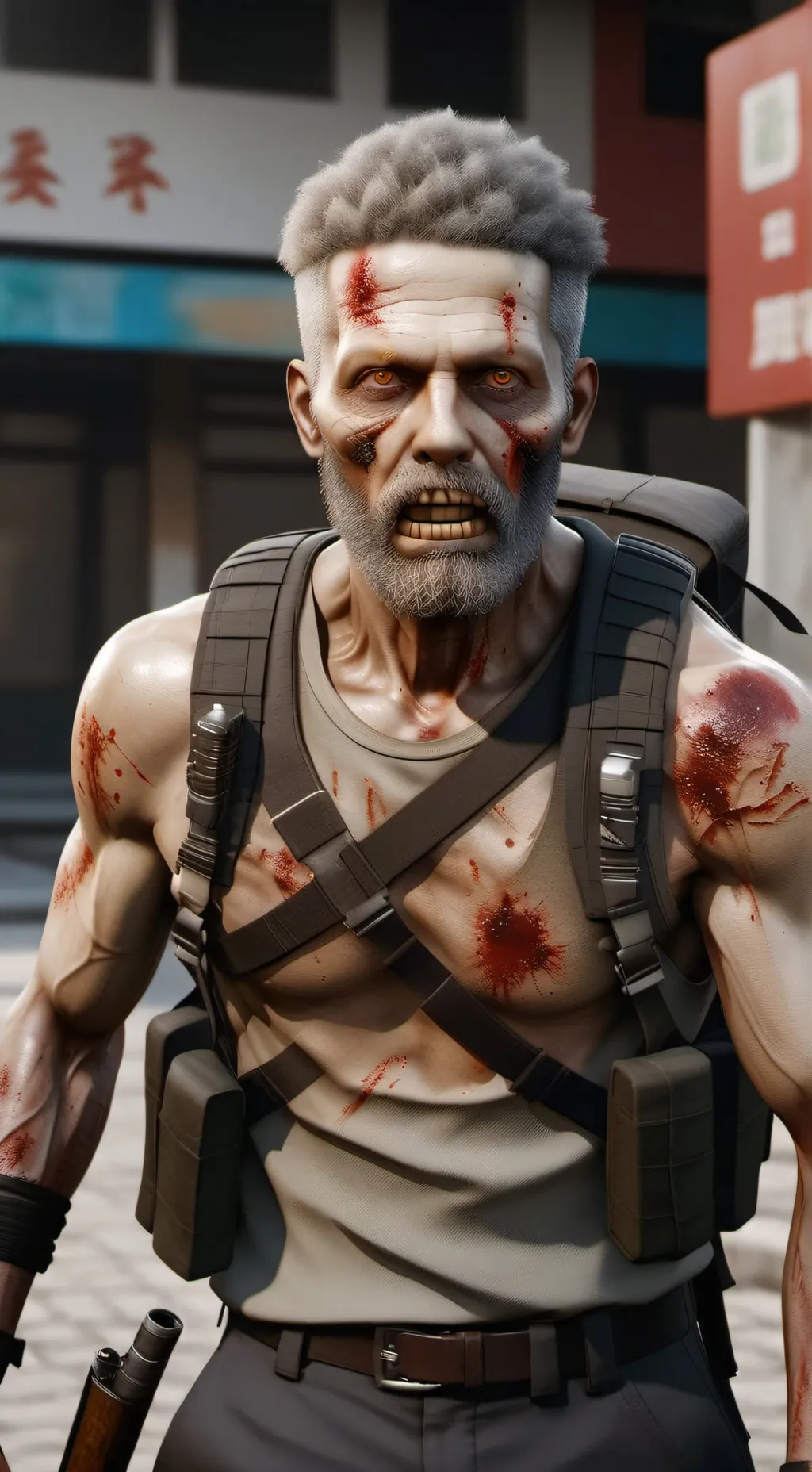 ai character: ZOMBIE APOCALYPSE! background