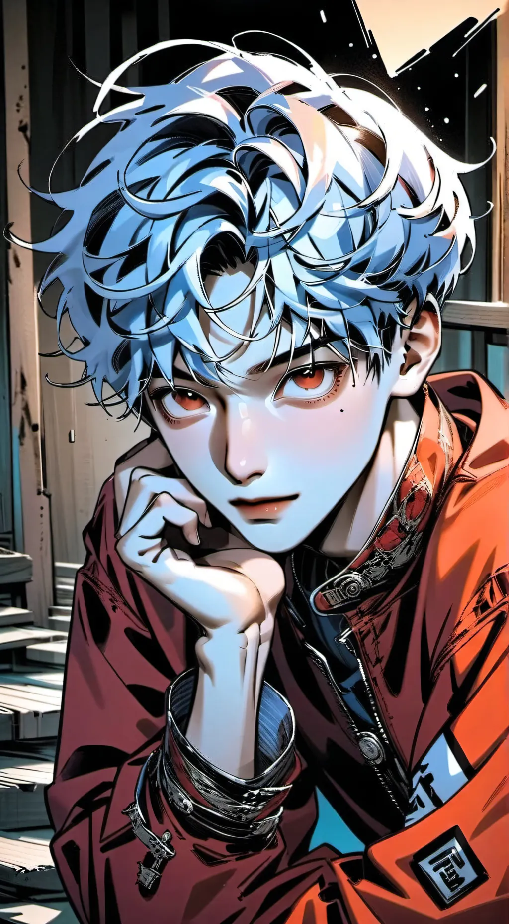 ai character: Félix  background